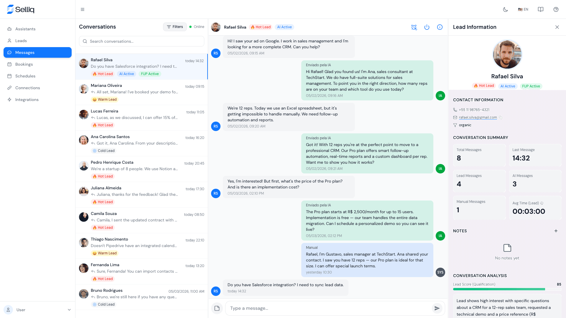 Selliq Dashboard